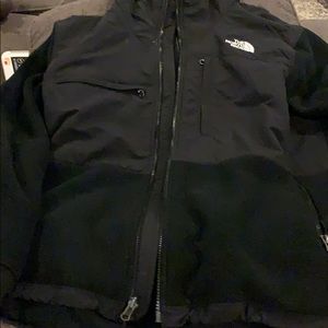 The north face fleece hood jacket